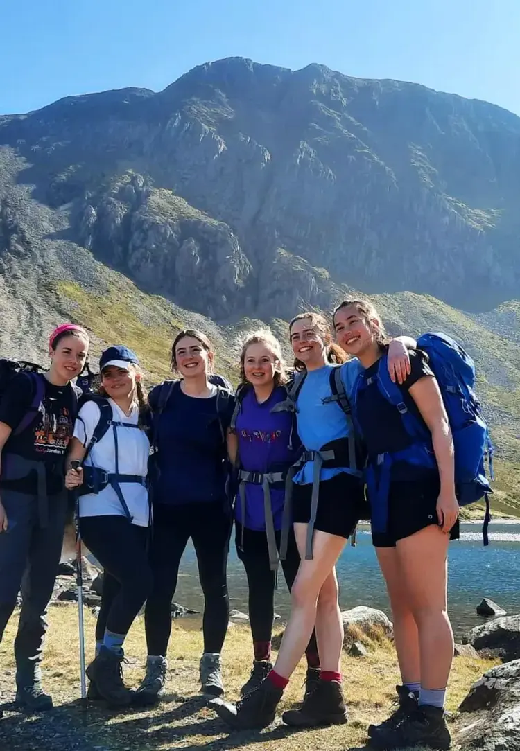 Students Hiking in Peak District