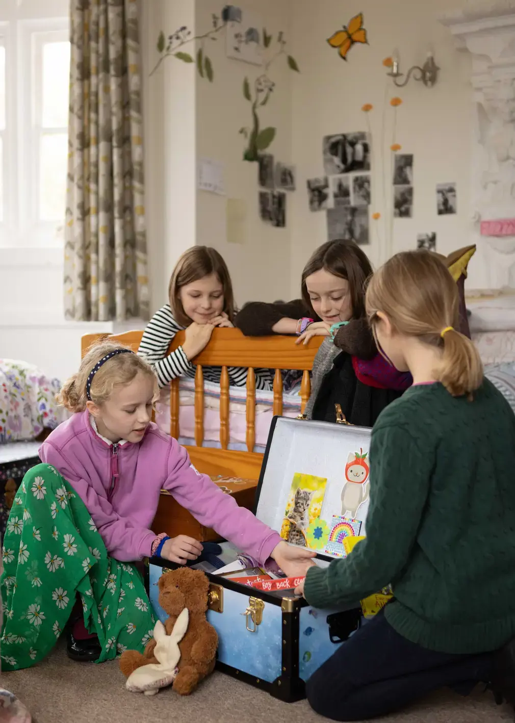 Students Playing in Dorm