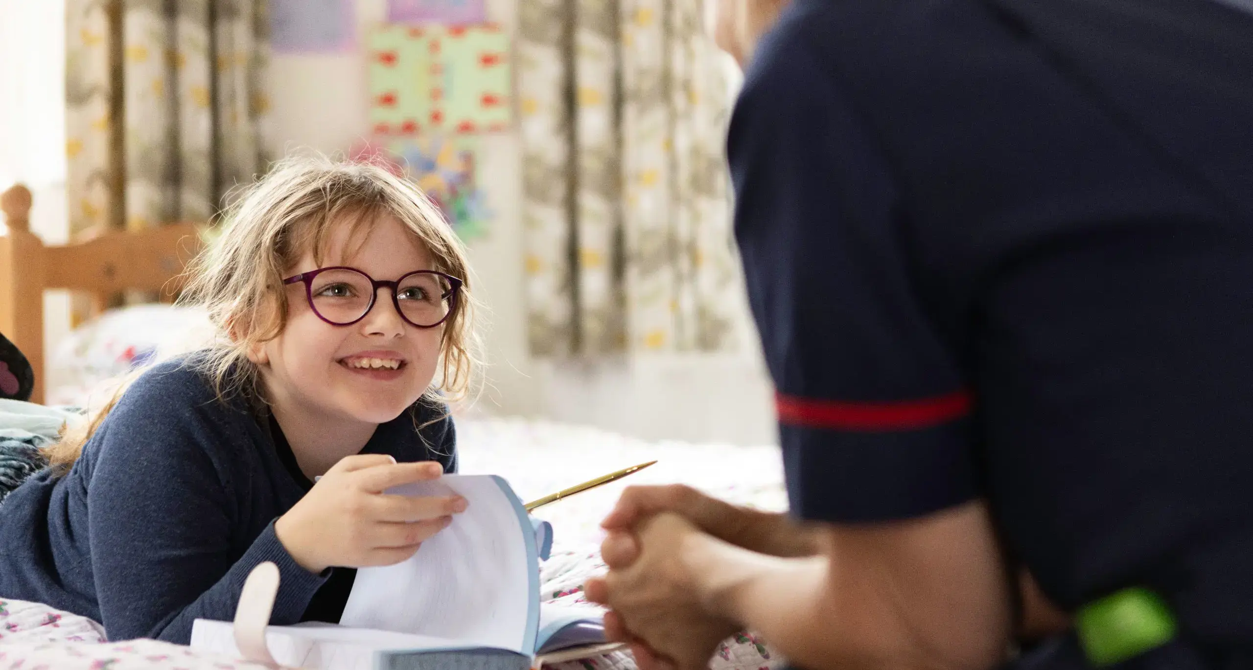 Student Talking with Nurse
