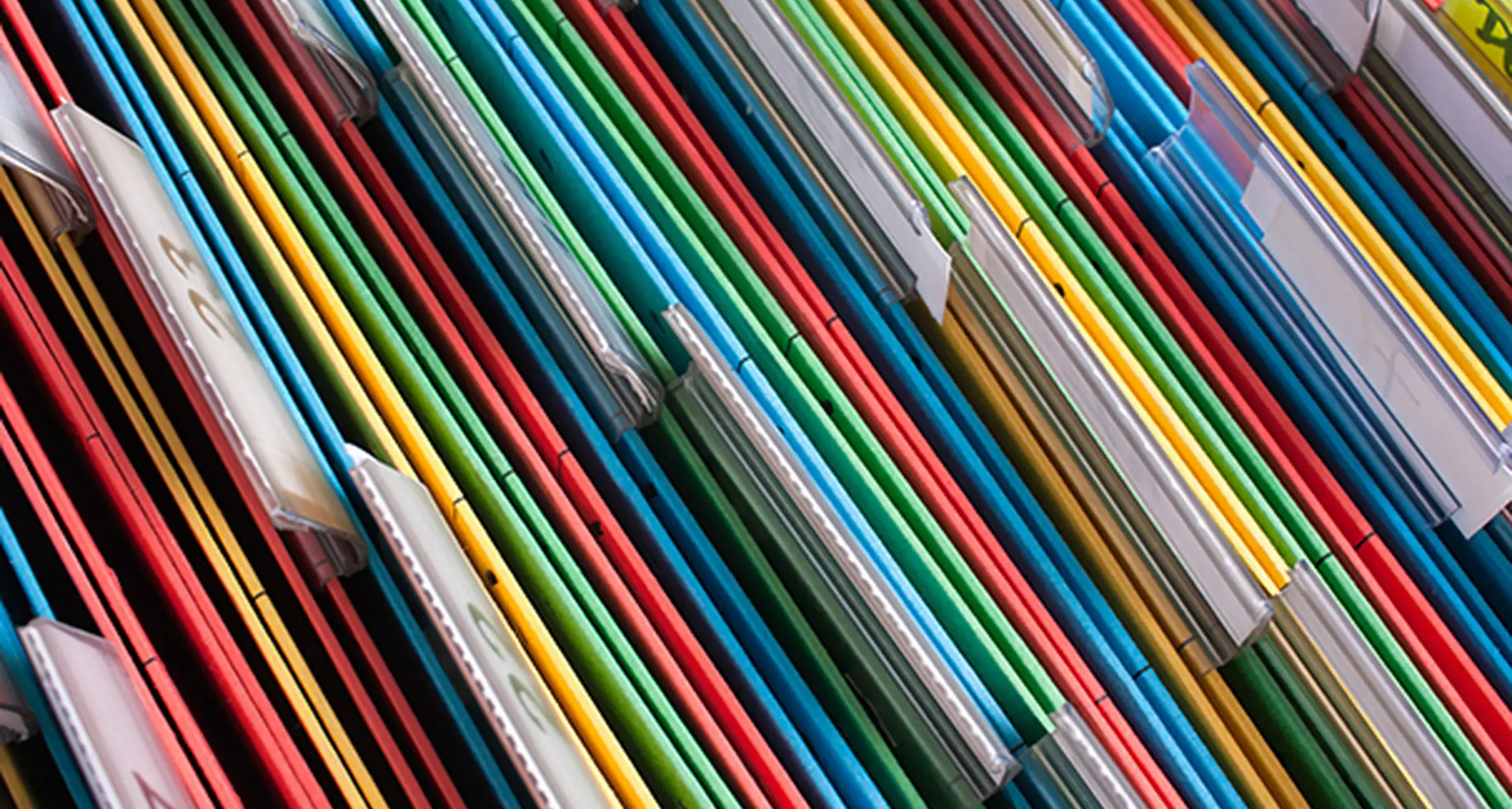 Colourful Files in Hanford Office