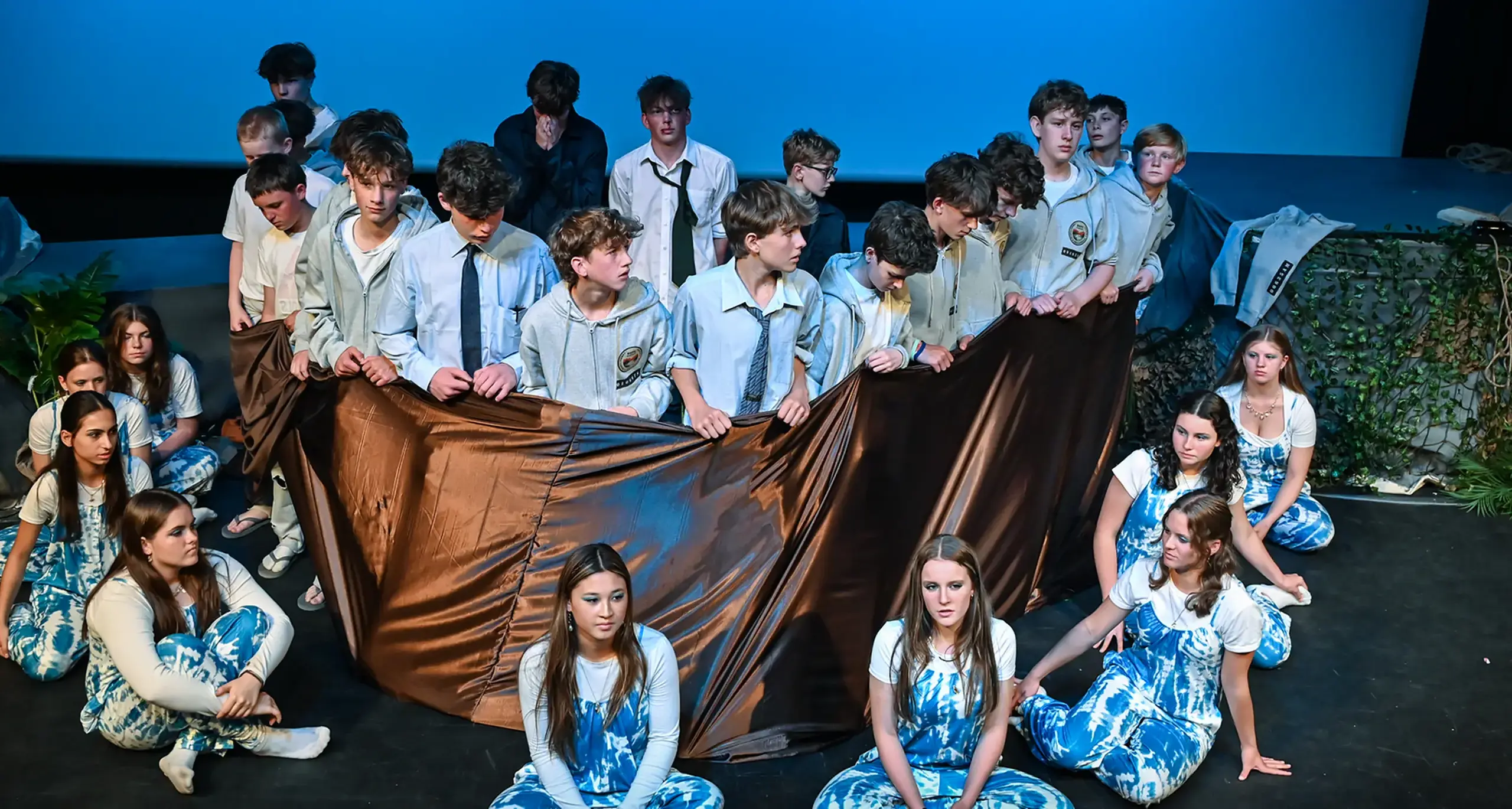 Students Performing Play