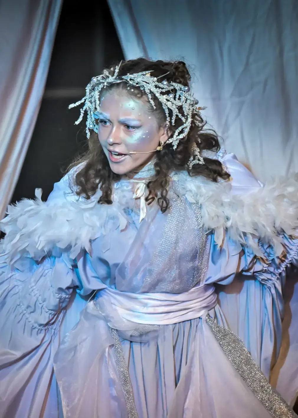 Student Performing in Play