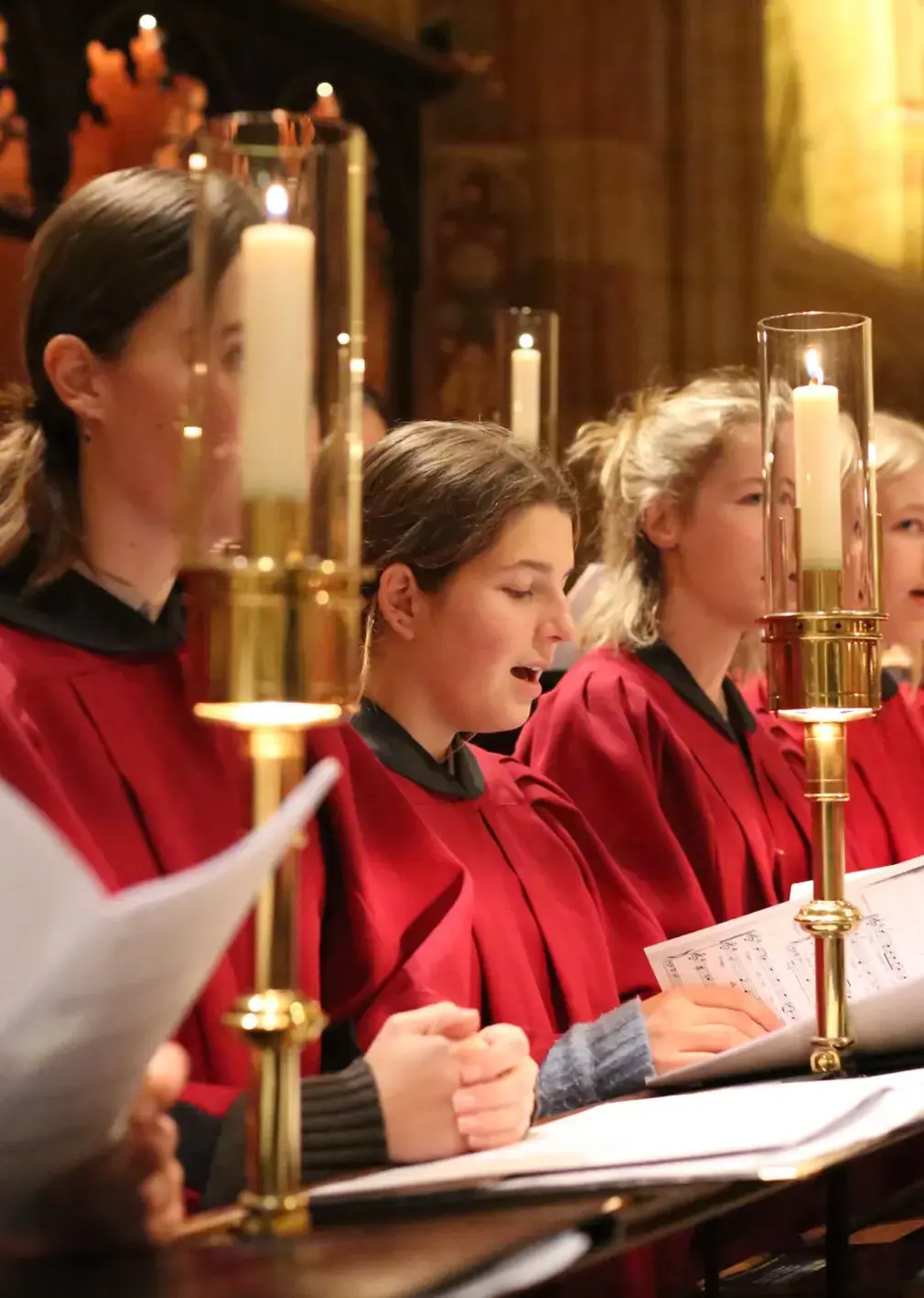 Students Singing in Choir
