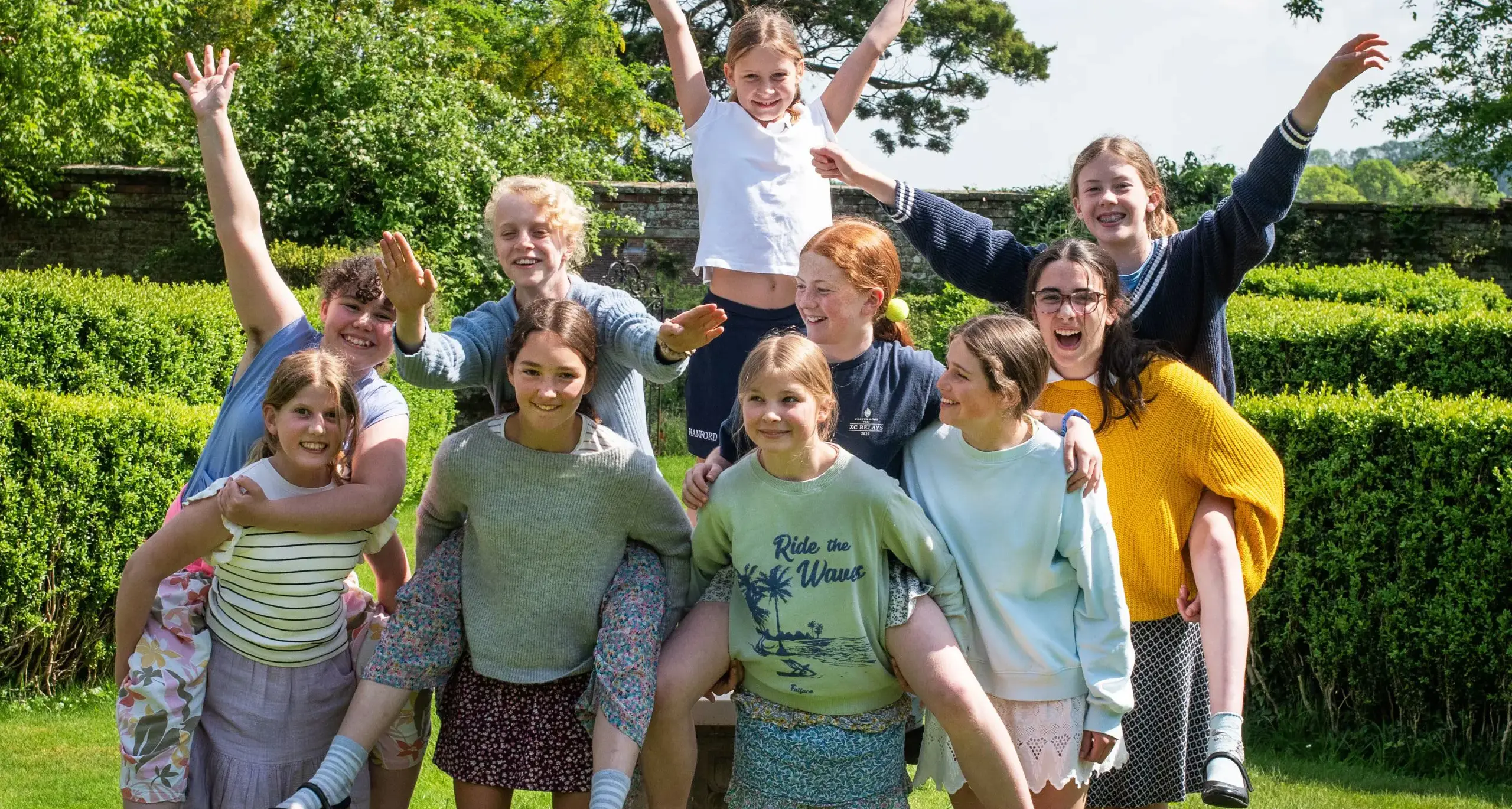 Students Playing and Having Fun