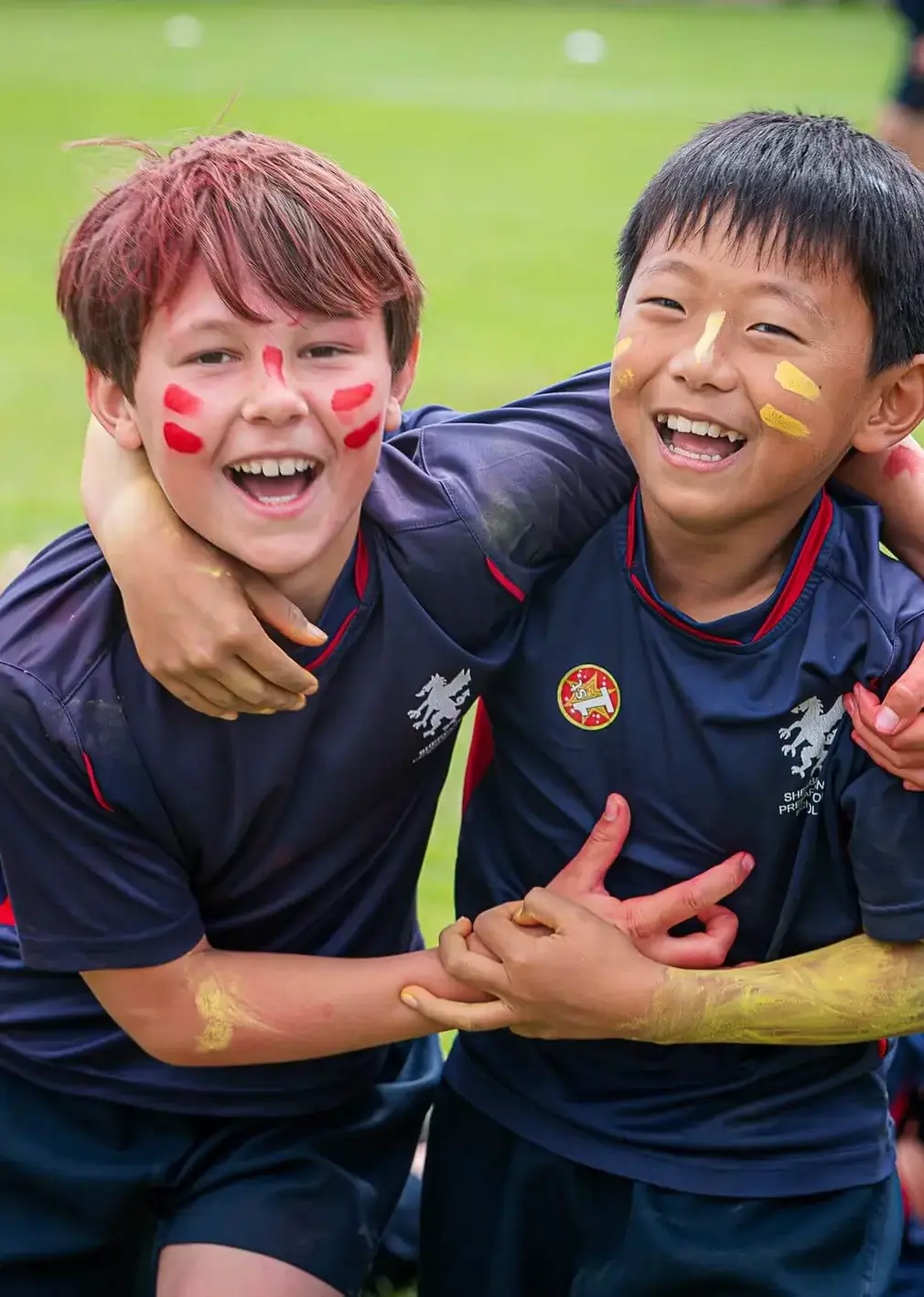 Sherborne Prep students taking part in a house event.