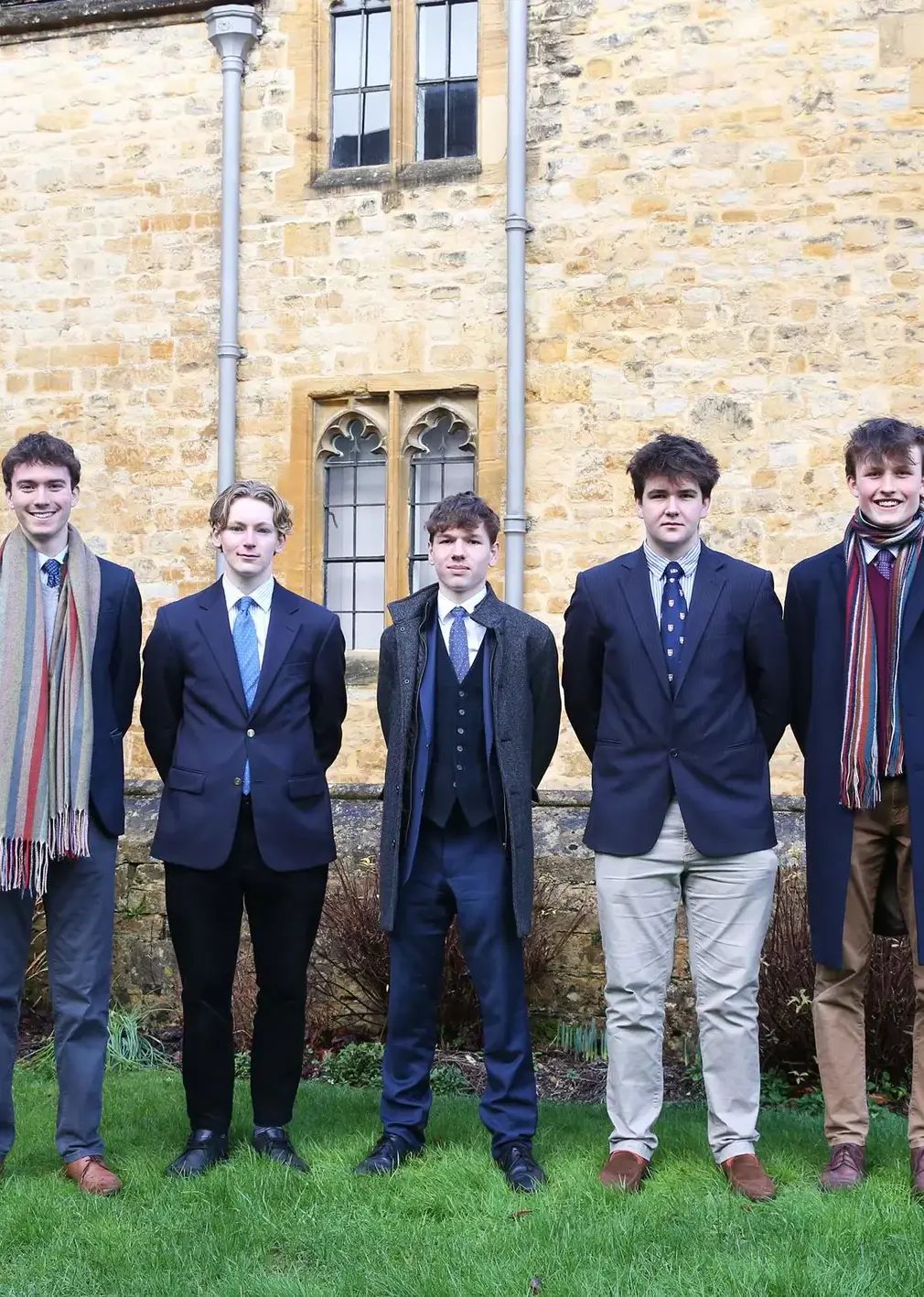 Students in Smart Dress Uniform