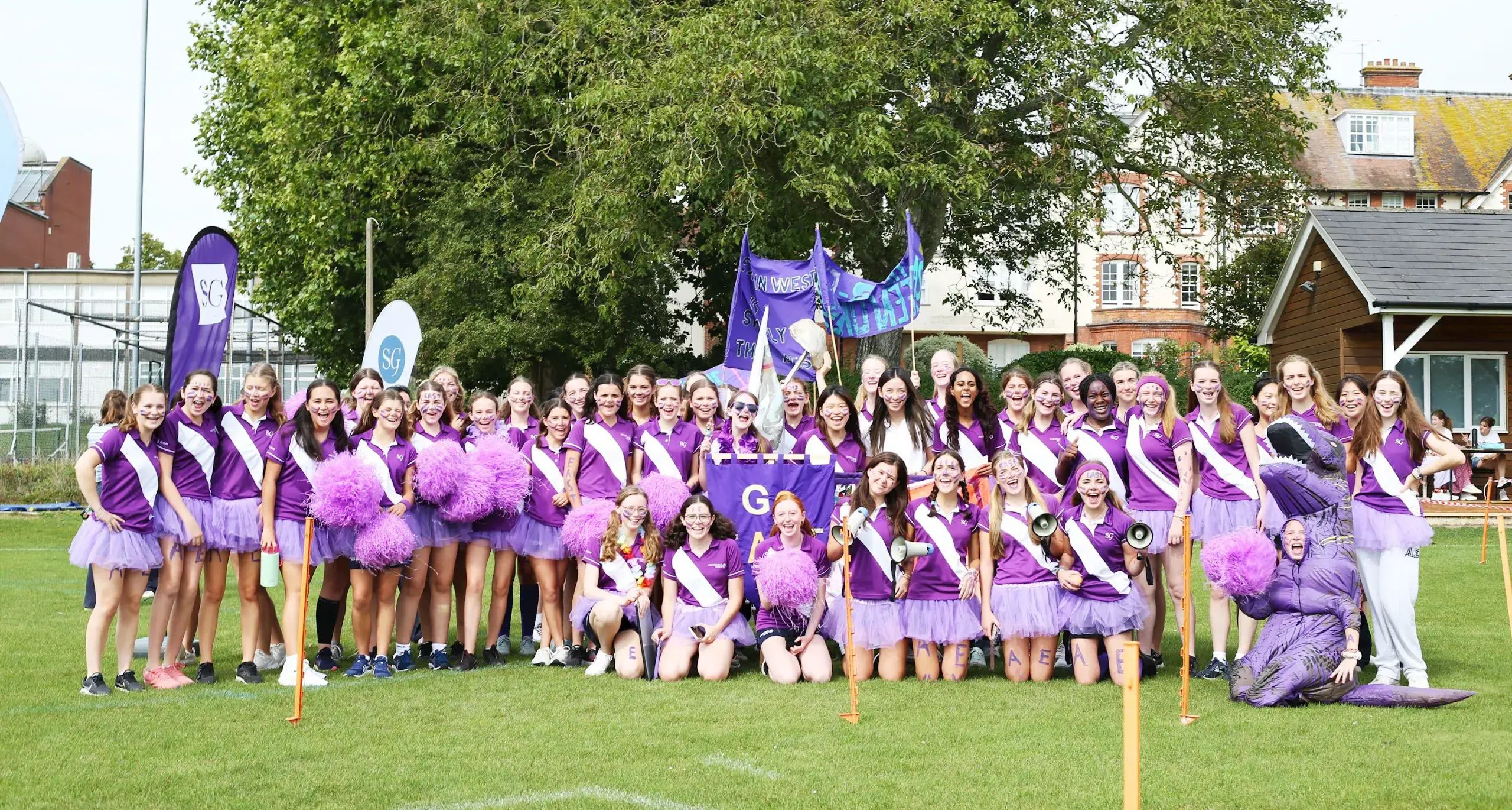 Students Representing Their School