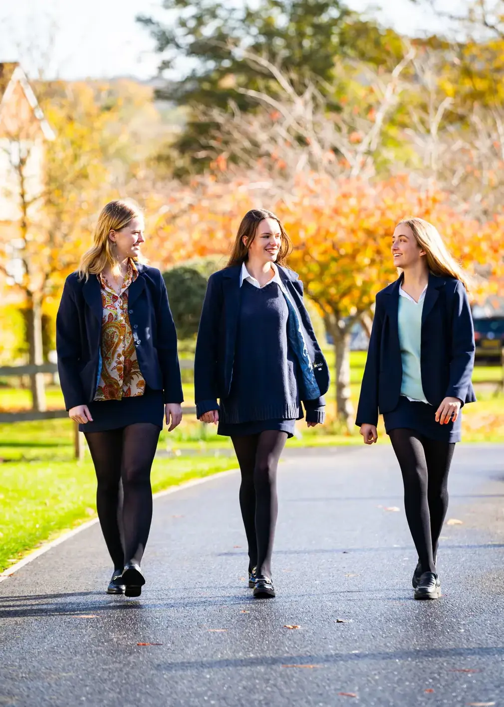 Sixth Form Students Walking on Campus