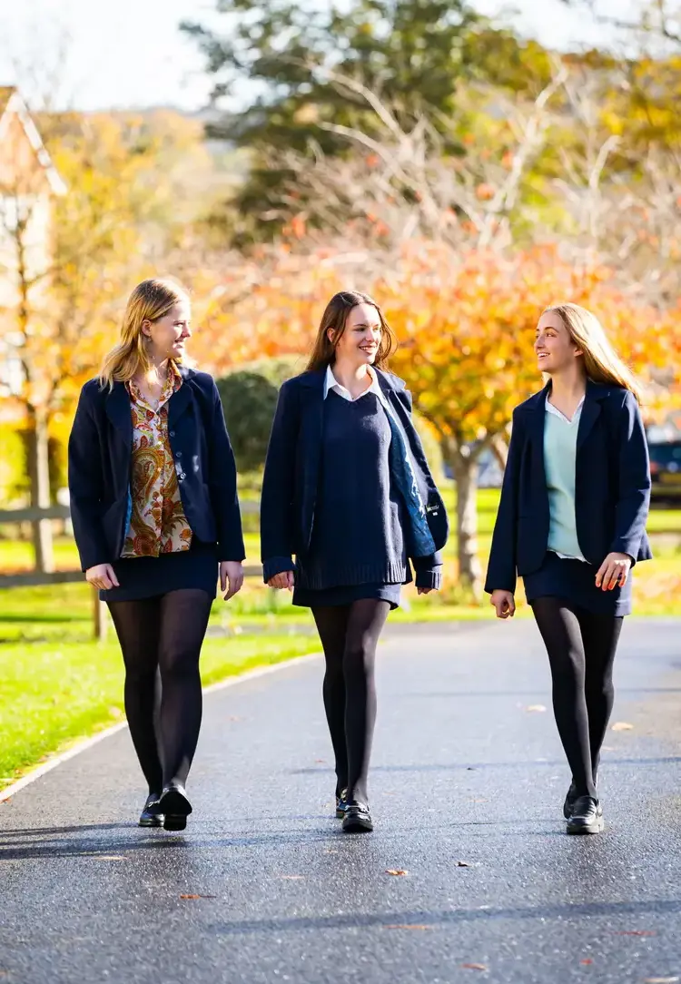 Sixth Form Students Walking on Campus