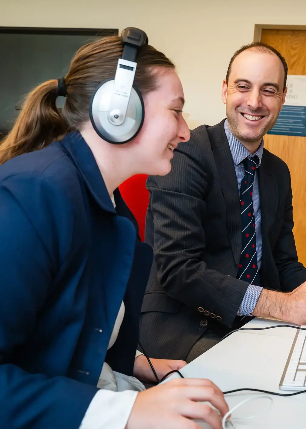 Teacher Mentoring Student