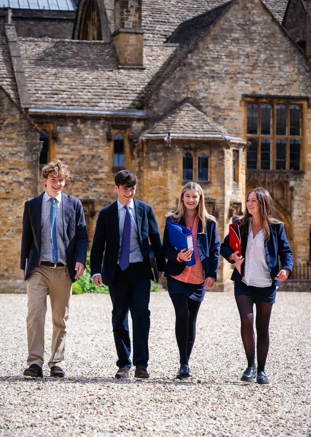 Sixth Form Students Walking on Campus