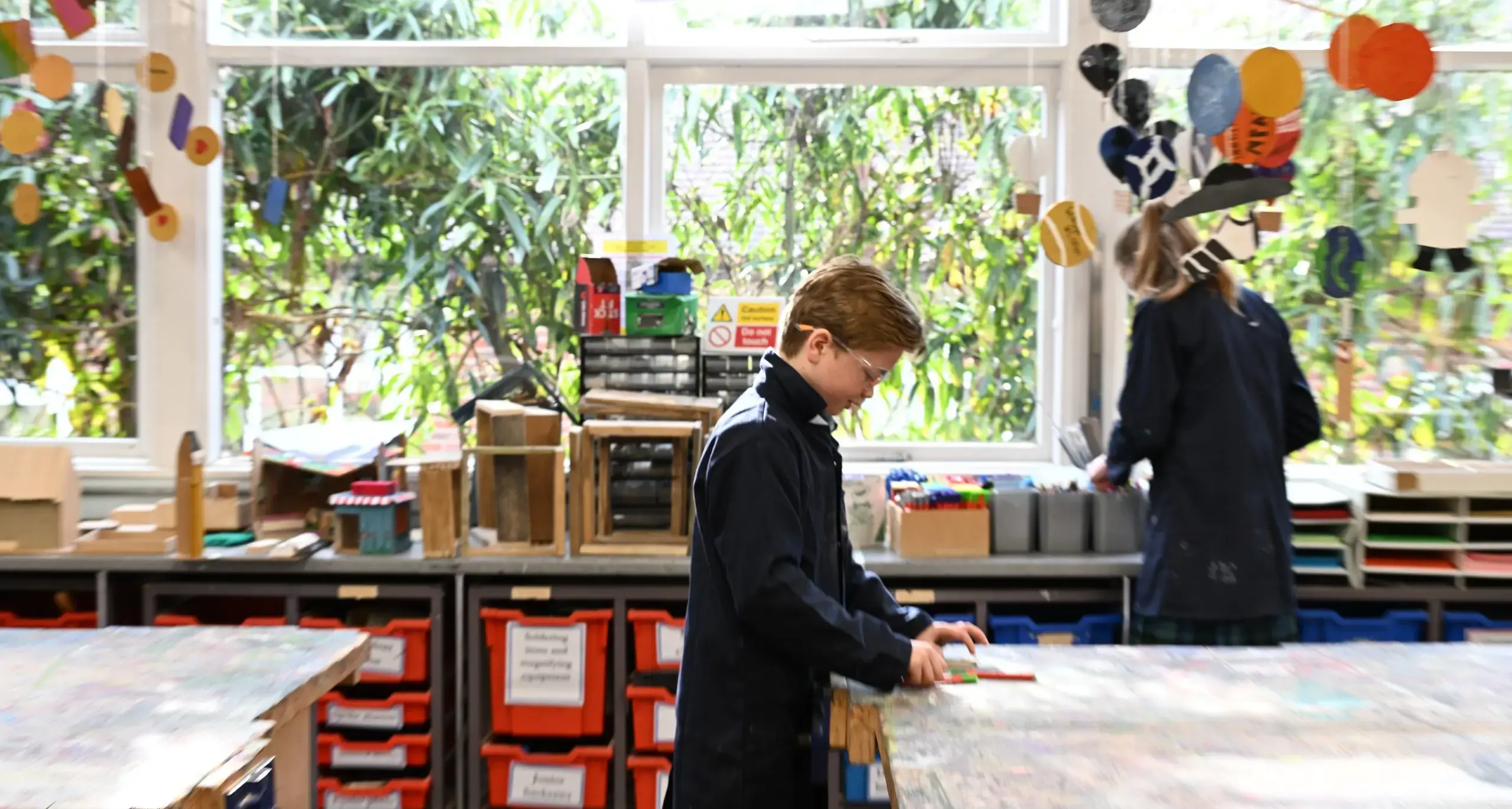 Students in Workshop Creating Projects