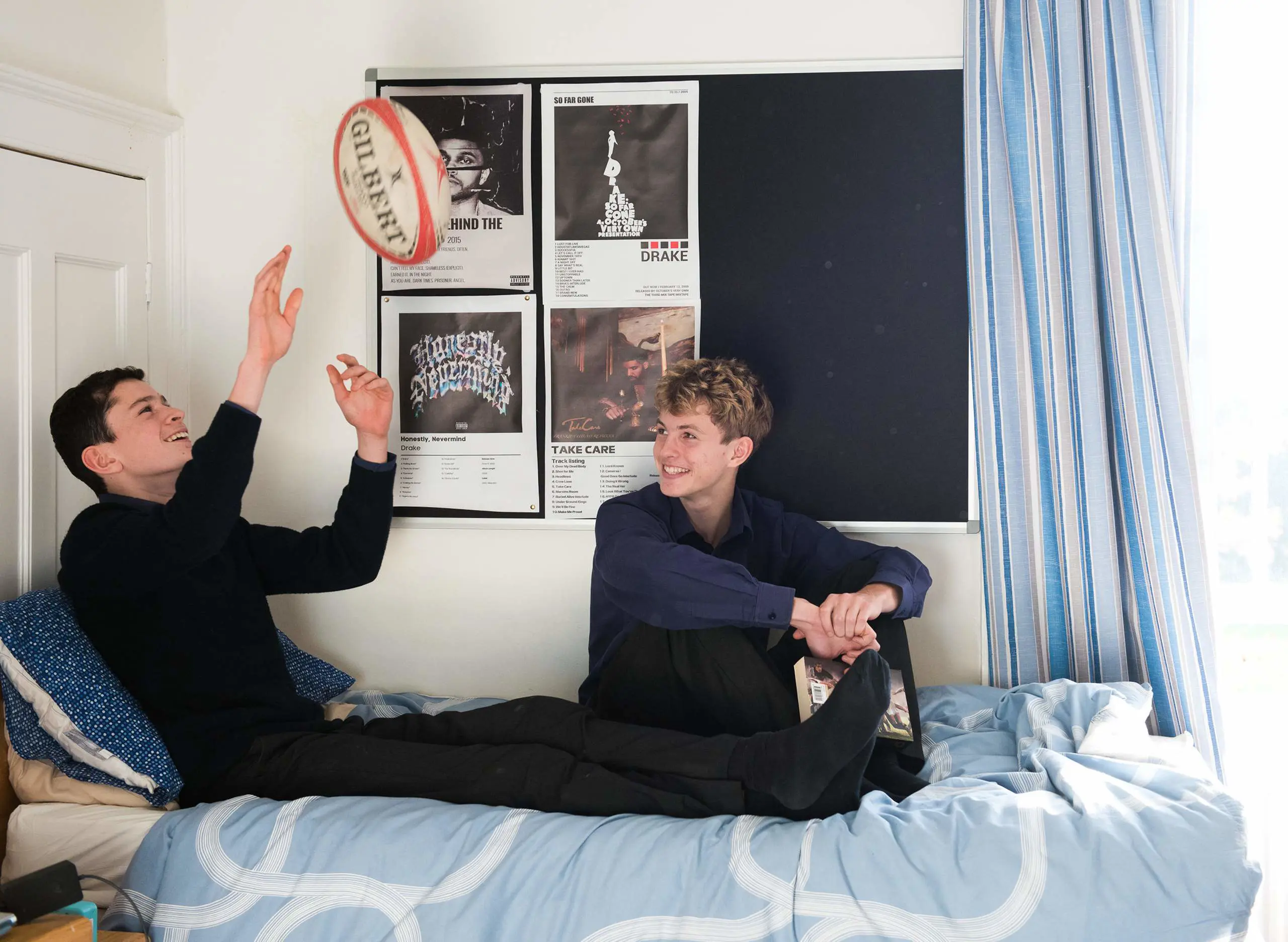 Students Socializing in Their Dorm