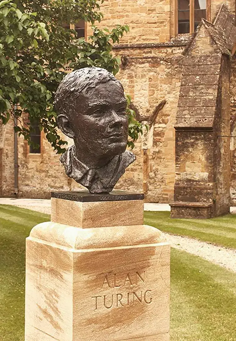 Alan Turing Bust