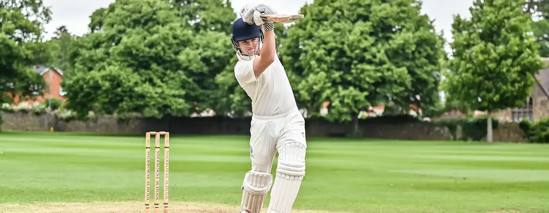 Students Playing Cricket