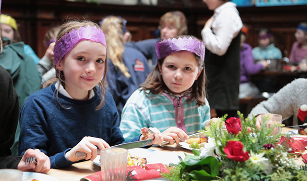 Students Having Lunch Together