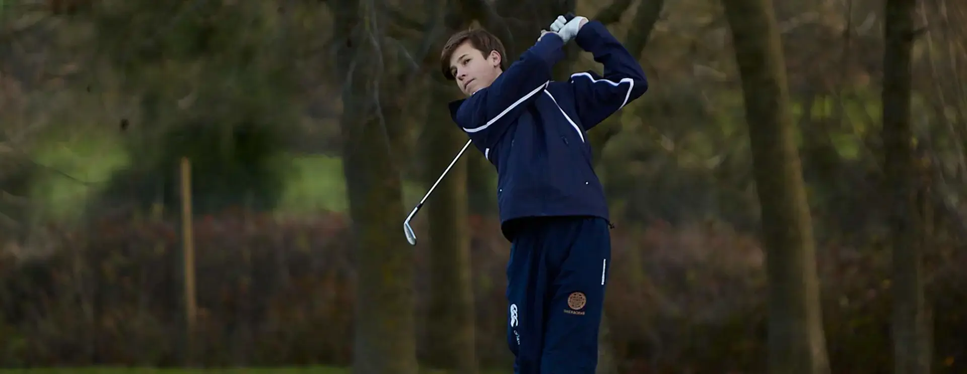 Student Playing Golf