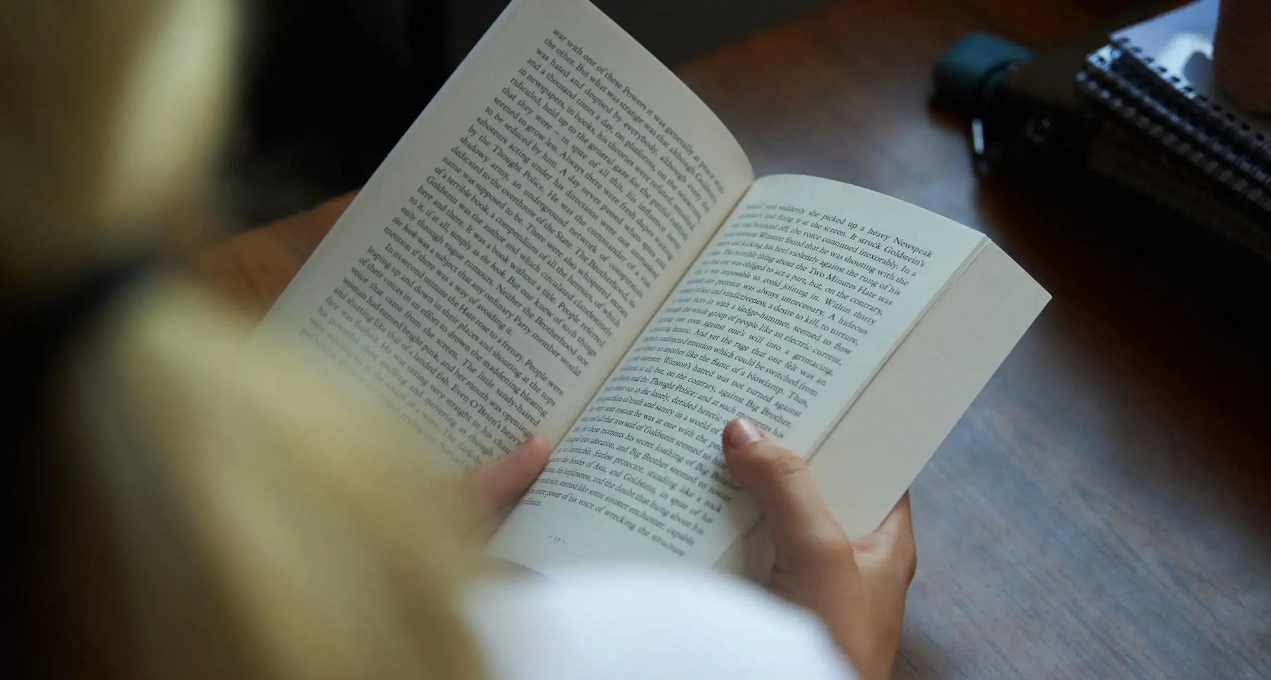 Student Reading Book