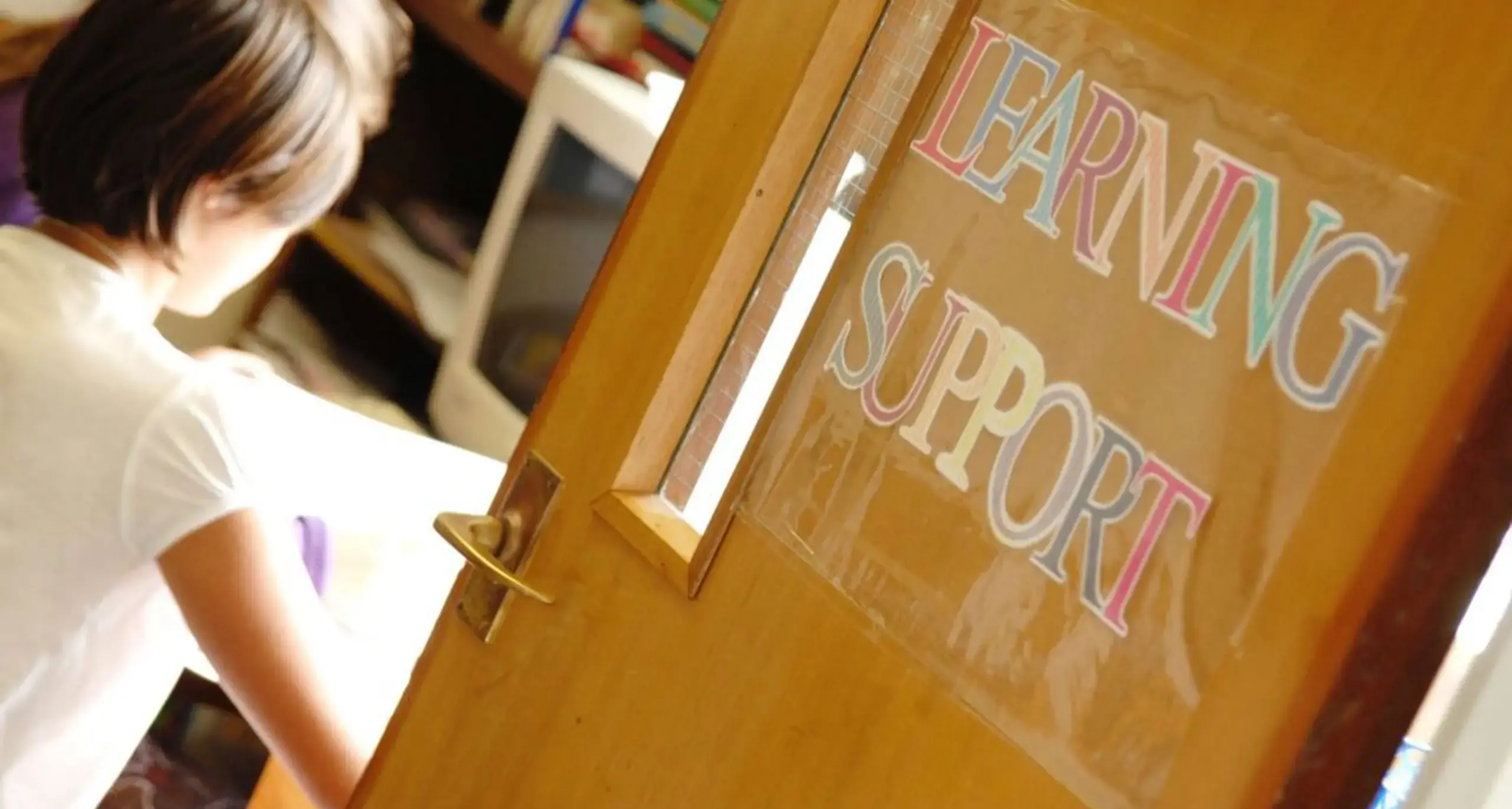 Door of the Learning Support Classroom